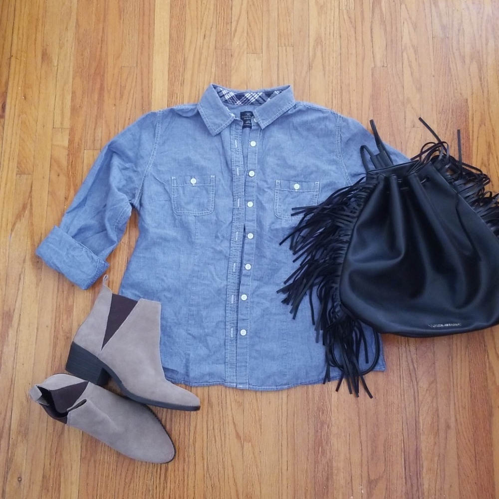 Chambray shirt, Faded Glory